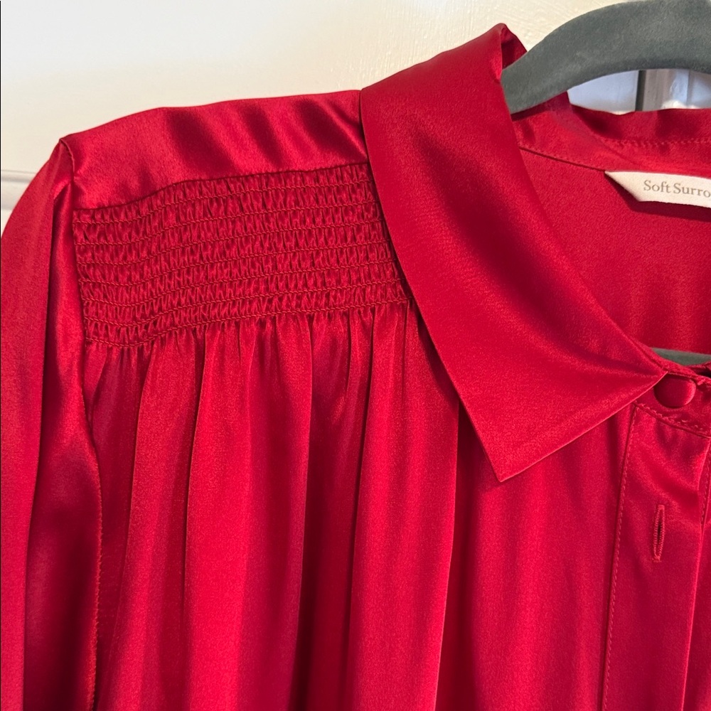 Soft Surroundings Silk Women's Blouse - Picture 3 of 4